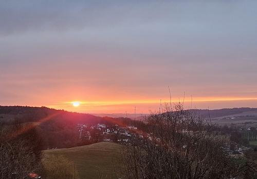 Sonnenaufgang Februar 26