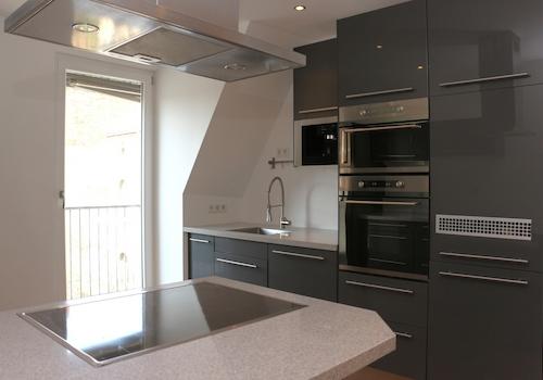 Blick Flur in Küche