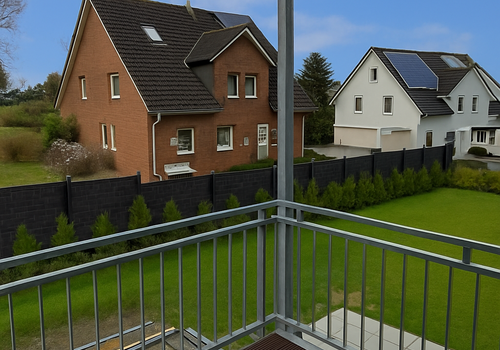 Gartenanteil und Terrasse