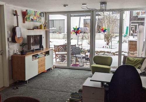 Blick auf die Terrasse