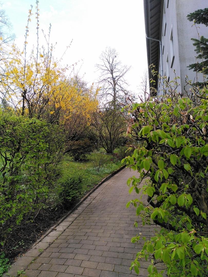 Gehweg vorm Haus