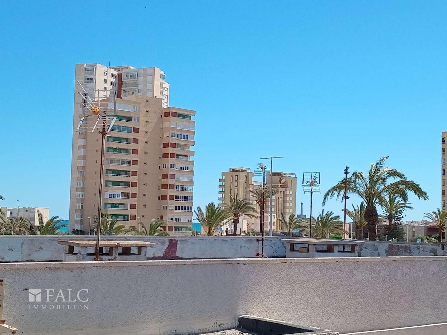 Sicht zum Meer - 400 Meter!