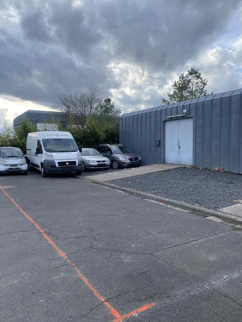 Ein Teil der Abstellplätze