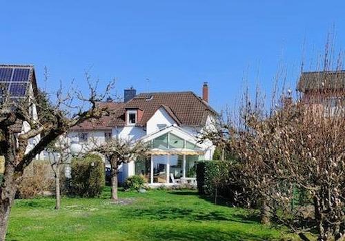 Blick aus dem Garten