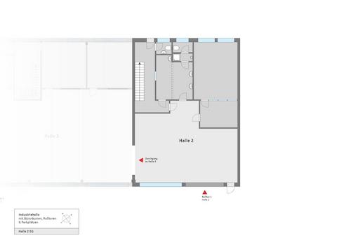 Grundriss Halle 2 EG