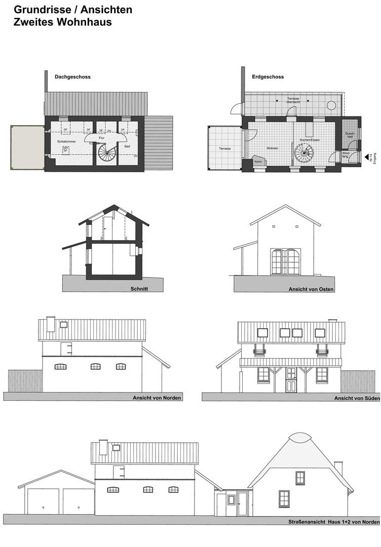 Gästehaus Zeichnungen