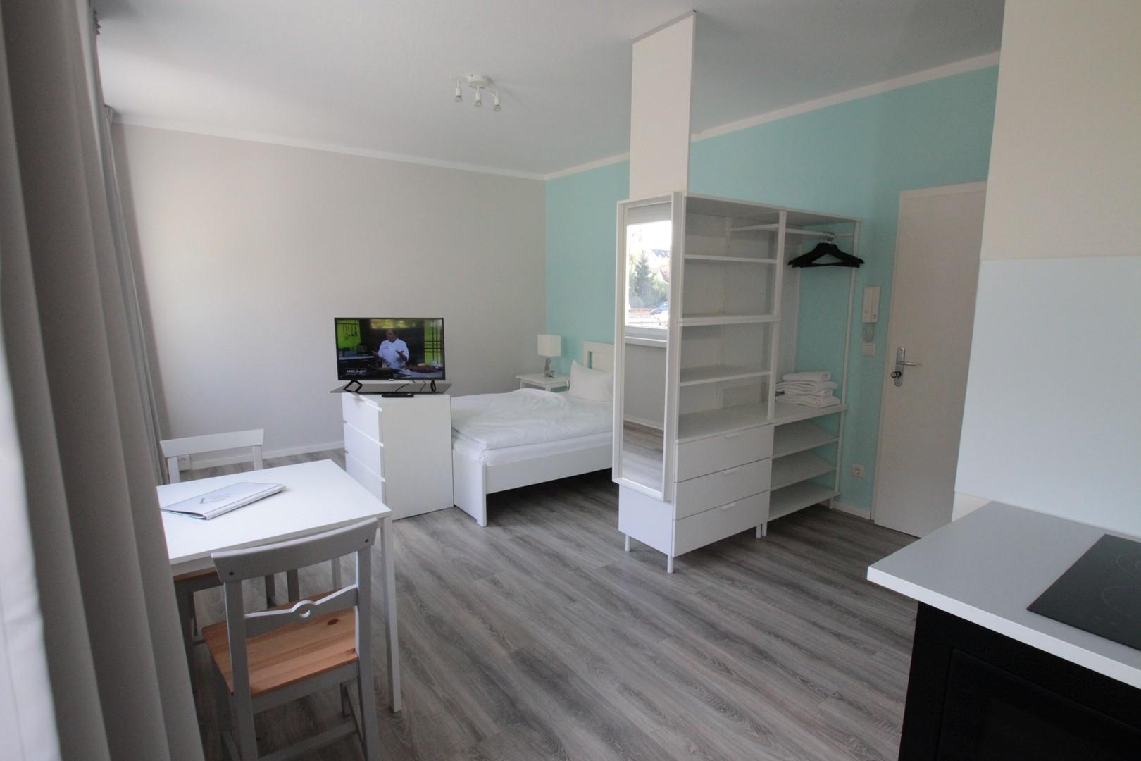 Wohnraum mit Küche, Beispiel