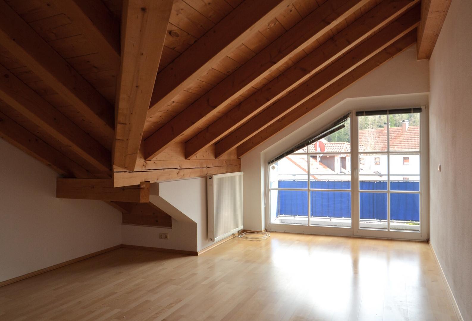 Blick auf den Balkon