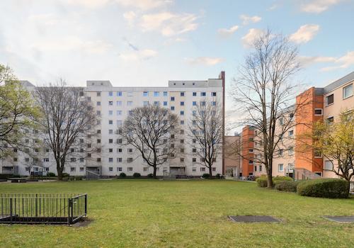 Grünraum vor der Tür