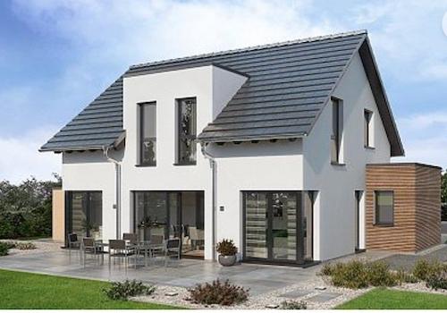 Variante mit Flachdach- Erker