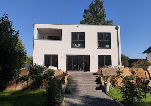 Gestaltungsvorschlag mit Flachdach
