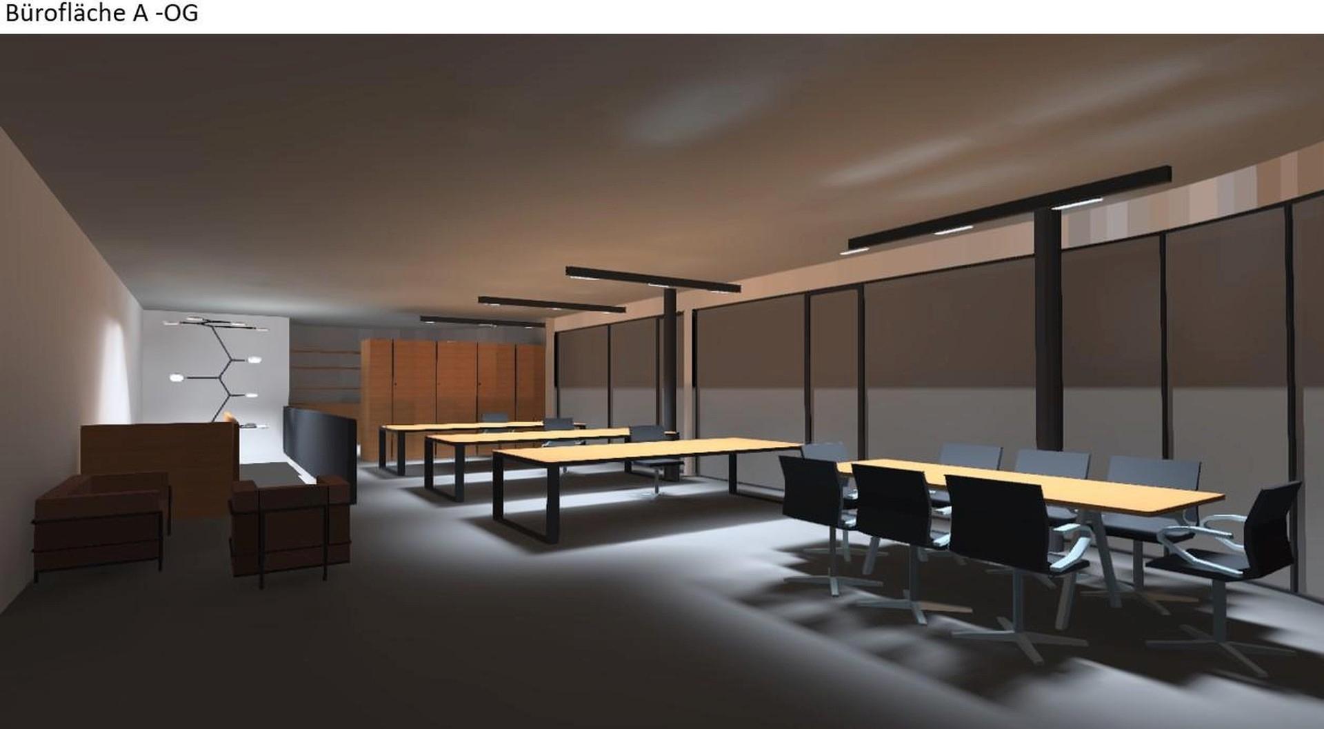 Büro OG Rendering