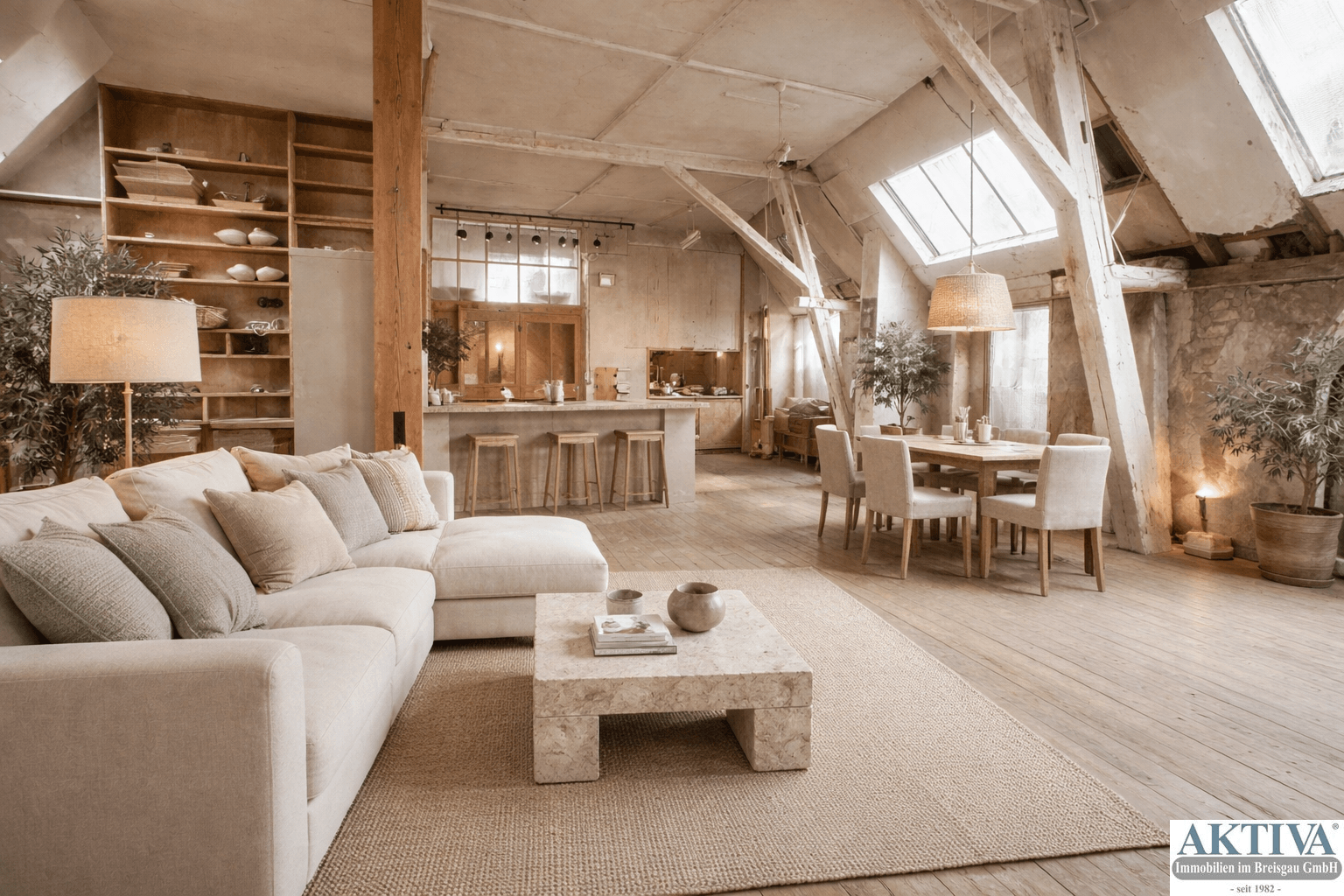 Gestaltungsvorschlag Loft (mit KI erstellt)