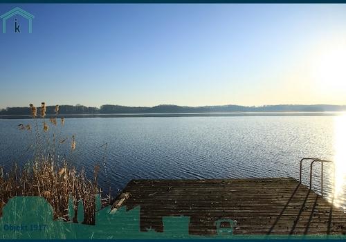 1917 Blick über den See, schön zu jeder Tageszeit