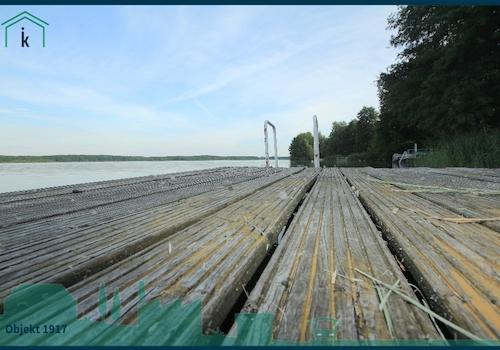 1917 Steg mit Blick über den See