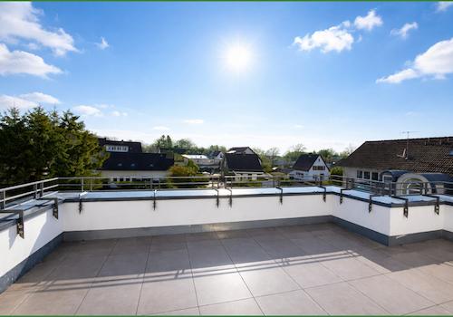 Aussicht von der Dachterrasse