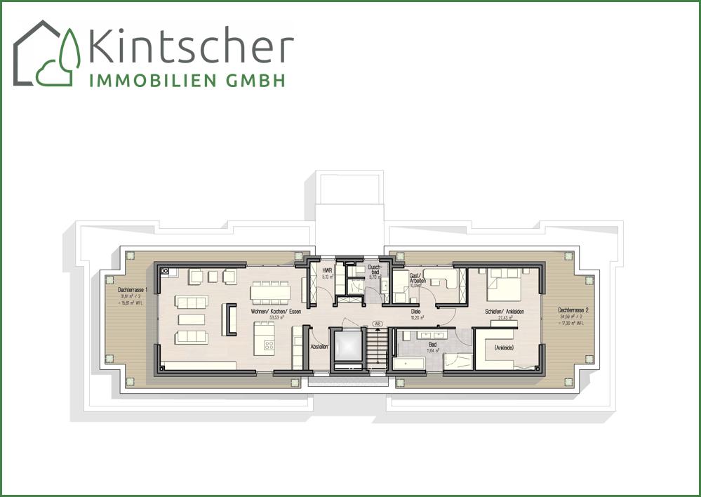 Grundriss Penthouse