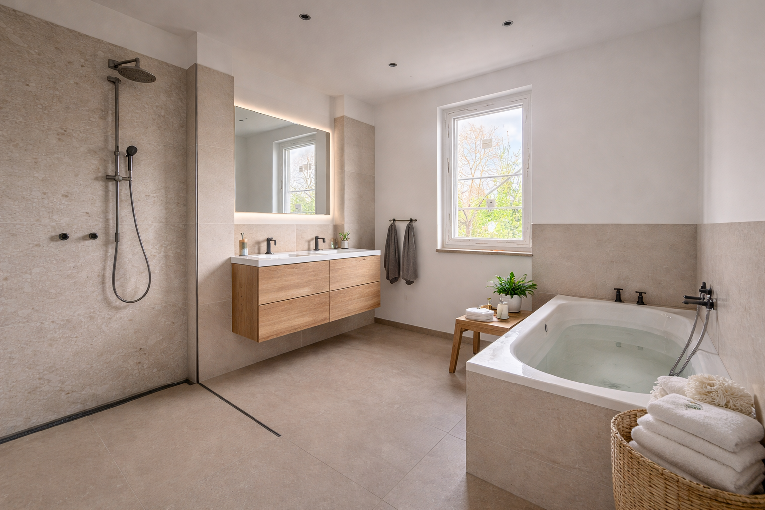 Badezimmer-Visualisierung