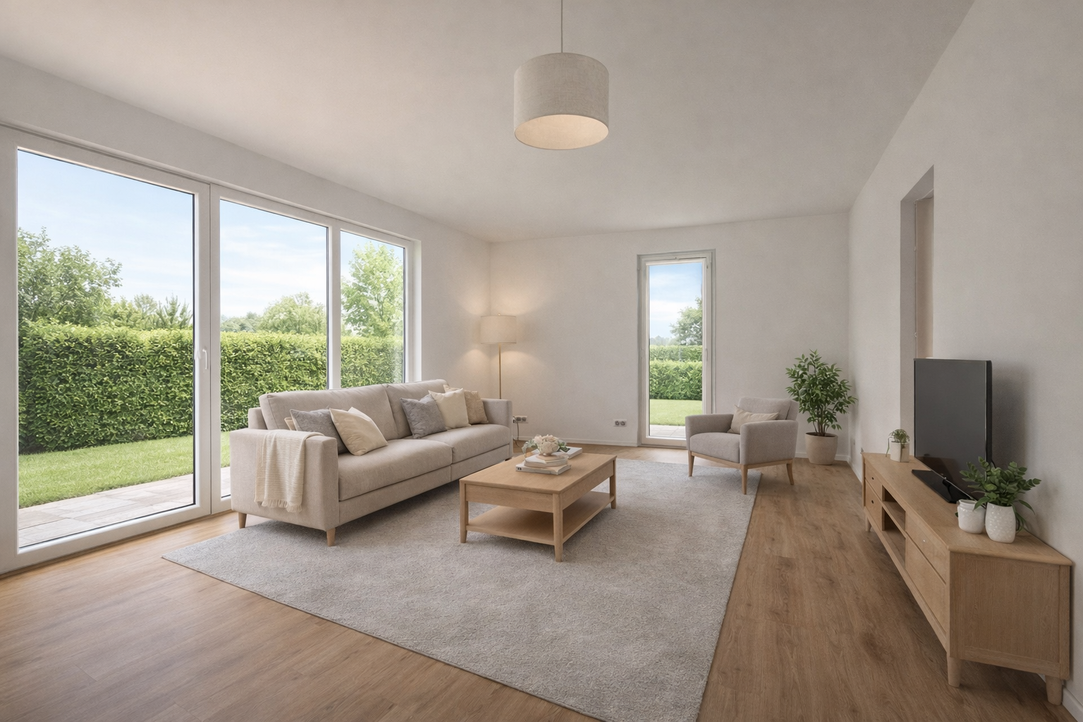 Wohnzimmer - Visualisierung