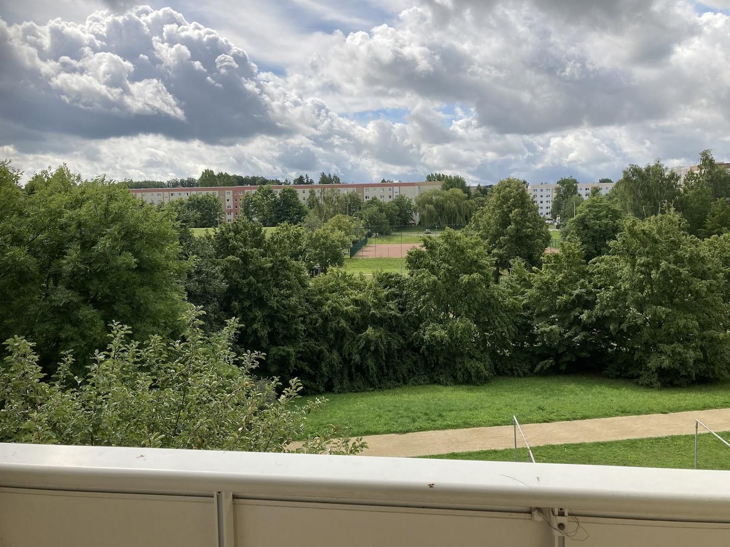 Balkonaussicht (Muster)