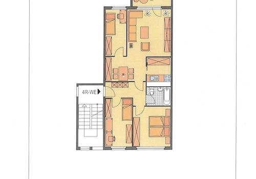 Eichenstraße 25 2.OG, 4-RWE möbliert