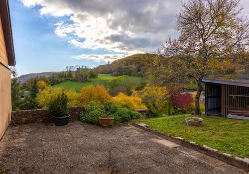 Terrasse mit Talblick
