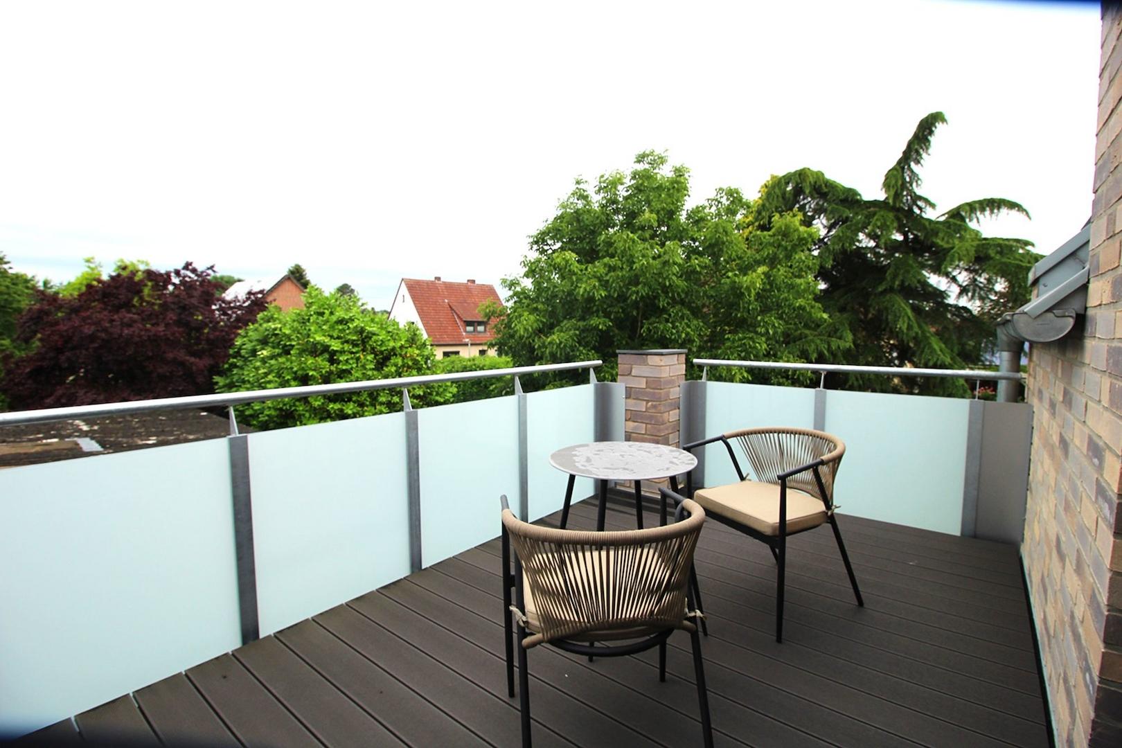 Balkon mit Aussicht