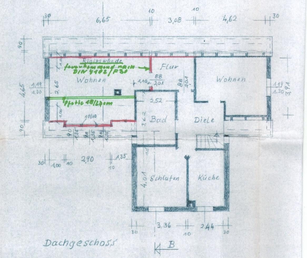 Vorderhaus - Dachgeschoss