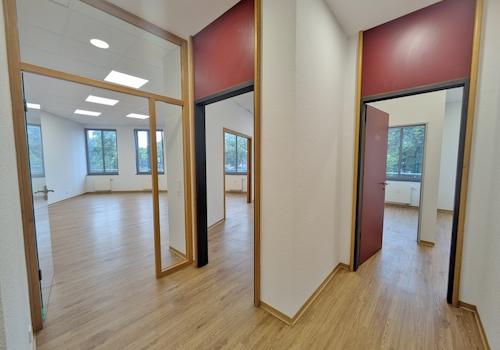 Blick zu den hinteren Räumen