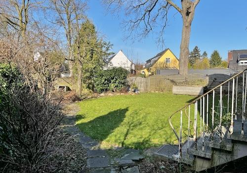 Blick in den gemeinschaftlichen Garten