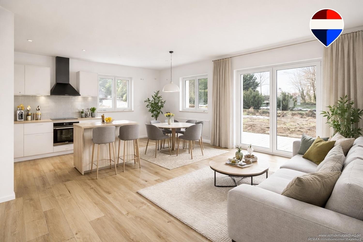 Wohnen mit KI möbliert