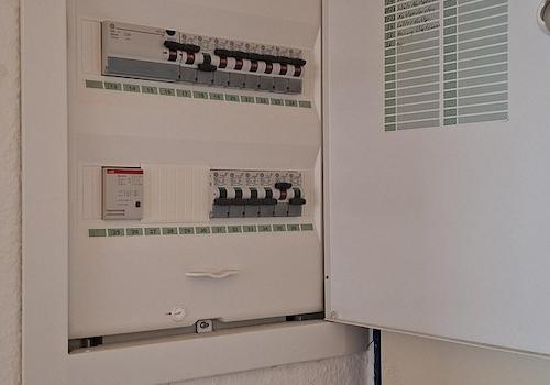 Neue Elektroverteilung