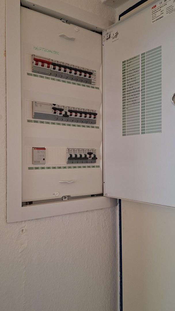 Neue Elektroverteilung