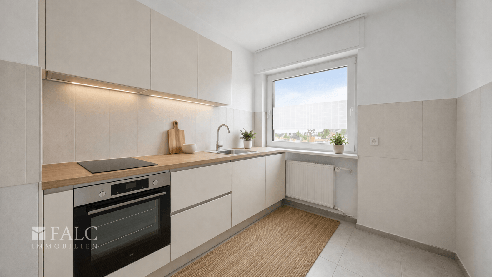 Küchenzeile 1. OG (virtuell eingerichtet)