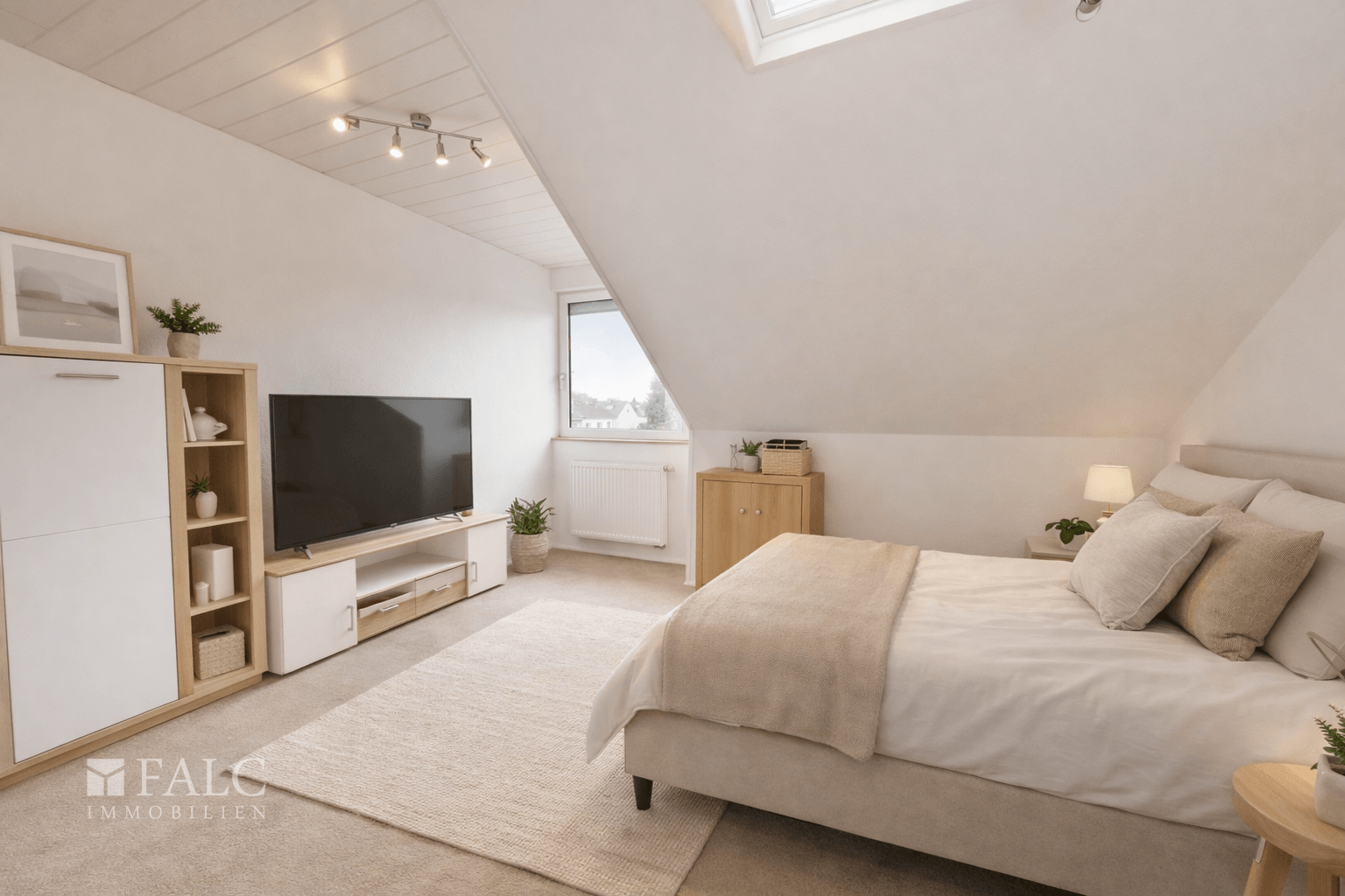 Gästezimmer Dachgeschoss (virtuell aufgewertet)