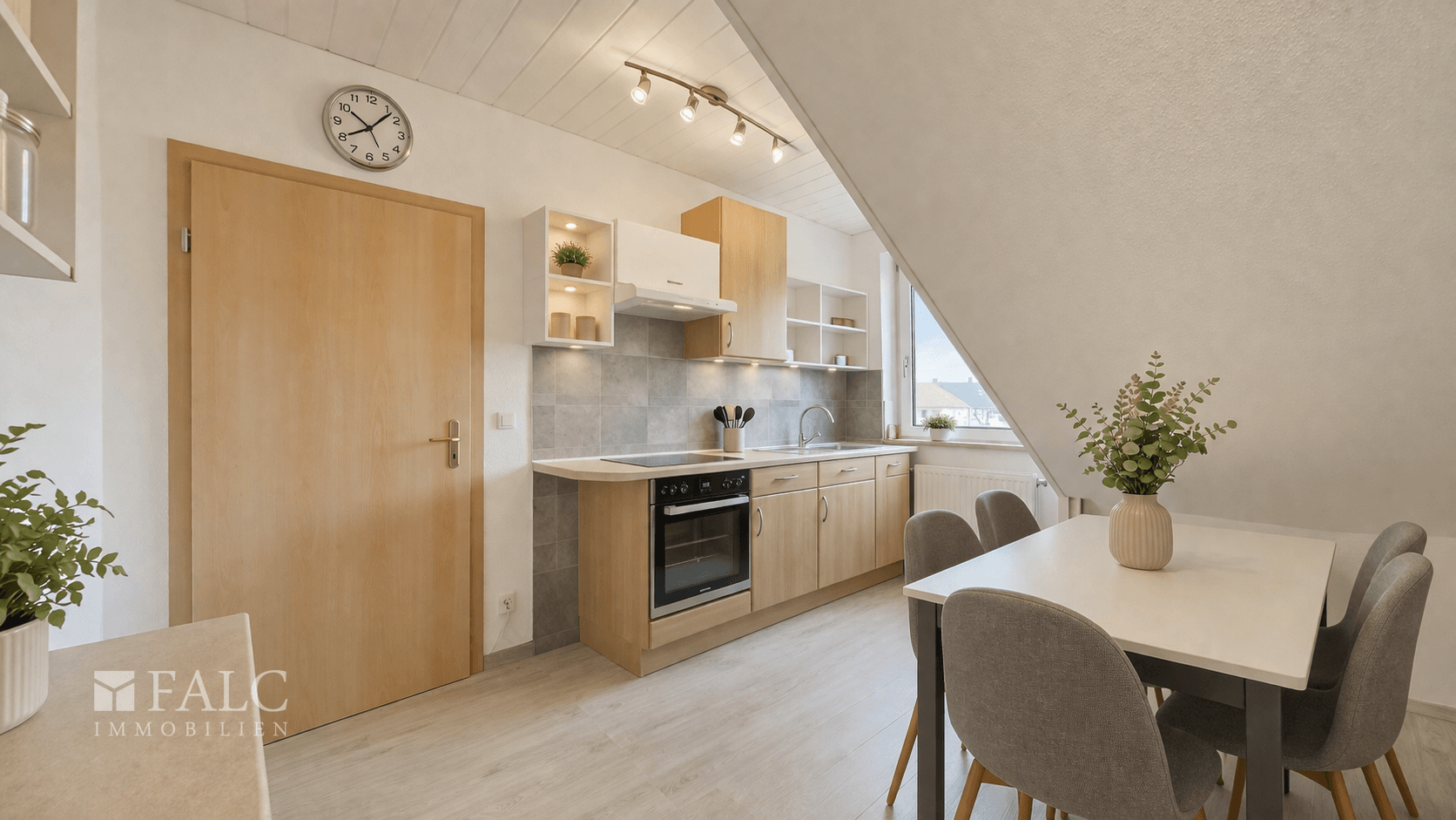 Küche Dachgeschoss (virtuell aufgewertet)