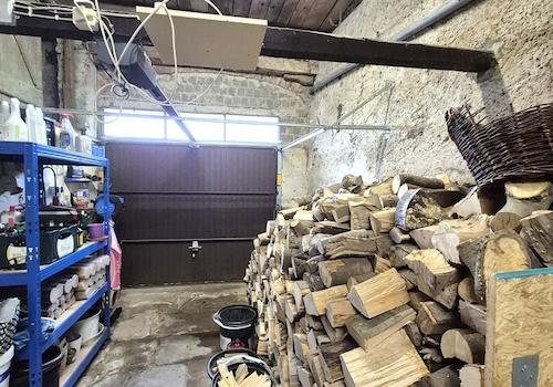 Garage in der Scheune