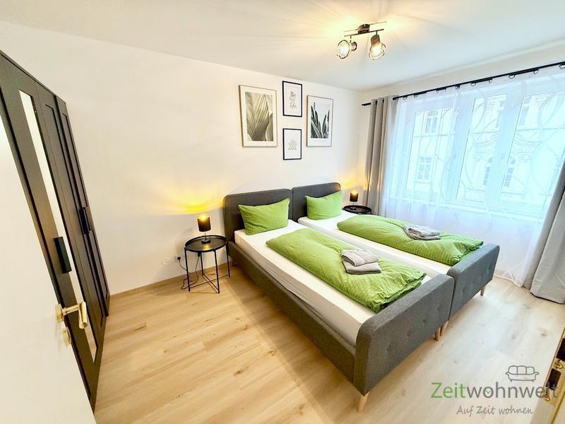 Blick ins Schlafzimmer