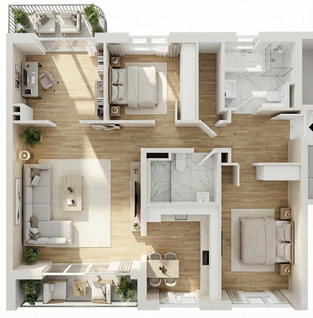 3D Einrichtungsbeispiel  