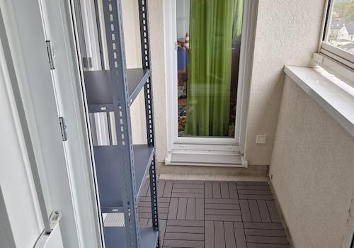 Loggia / praktischer Stauraum