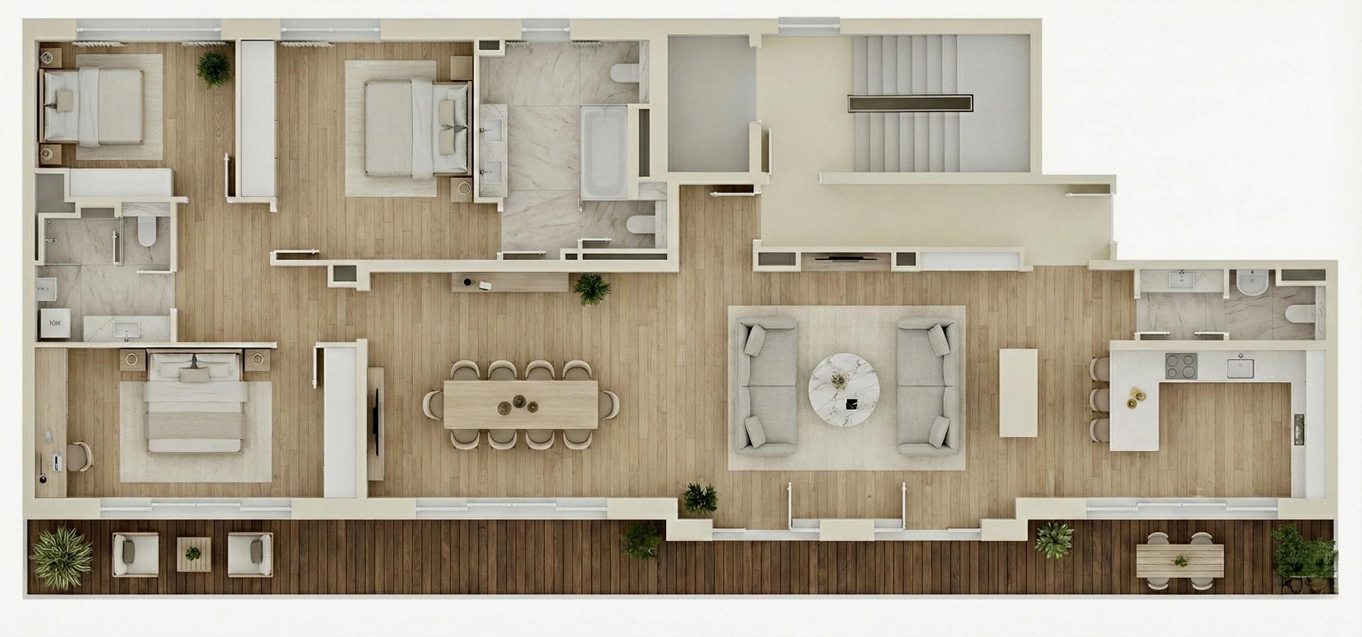 Grundriss Einrichtungsbeispiel