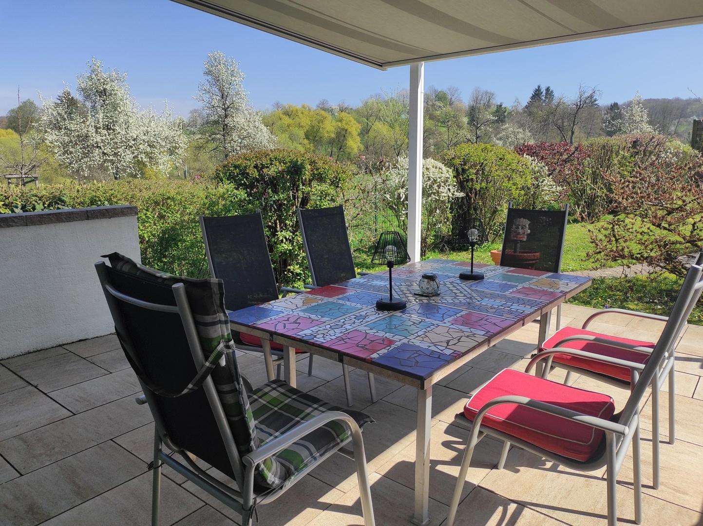 Aussicht von der Terrasse 