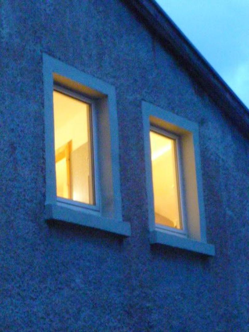 Außenansicht Küche und Flur