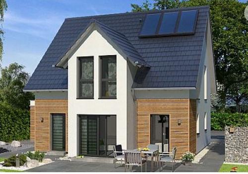 Variante mit Satteldach- Erker