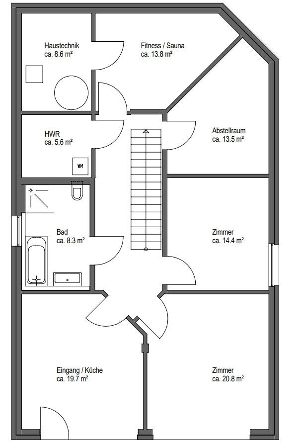 Grundriss Gartengeschoss
