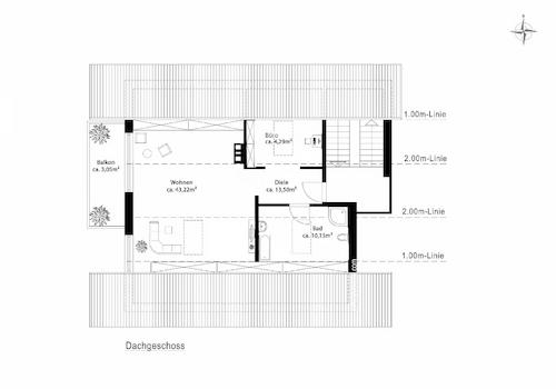 Grundriss Dachgeschoss