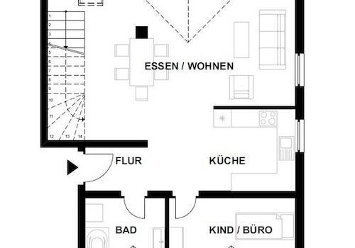 Grundriss (Ebene unten)