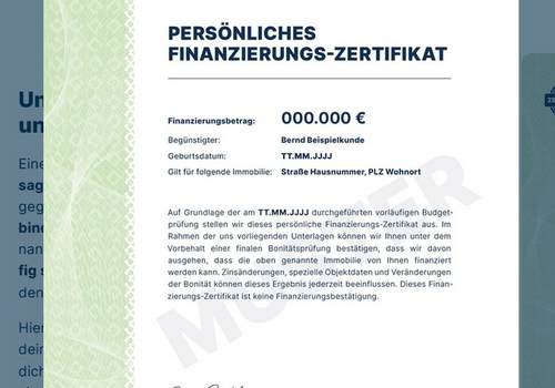 Muster -  Bank - Brief - Danke