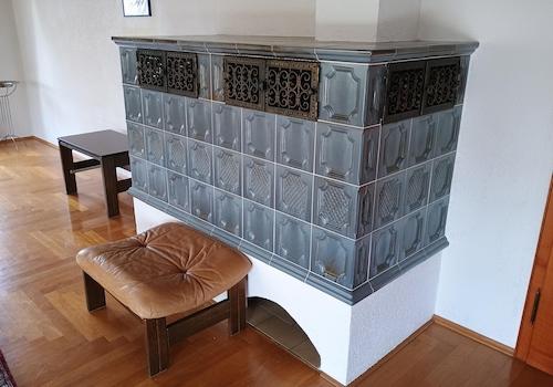 Kachelofen Wohn + Eszimmer