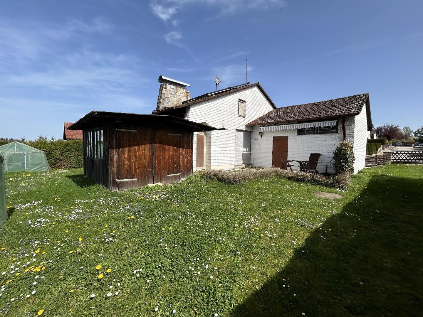 Garten Blick zur Terrasse